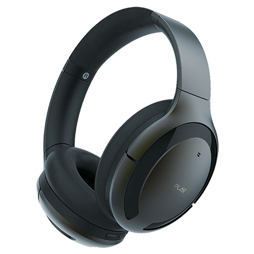 Play Go BH70 AI Based Headphones with Hybrid Active Noise Cancellation, Graphite Grey