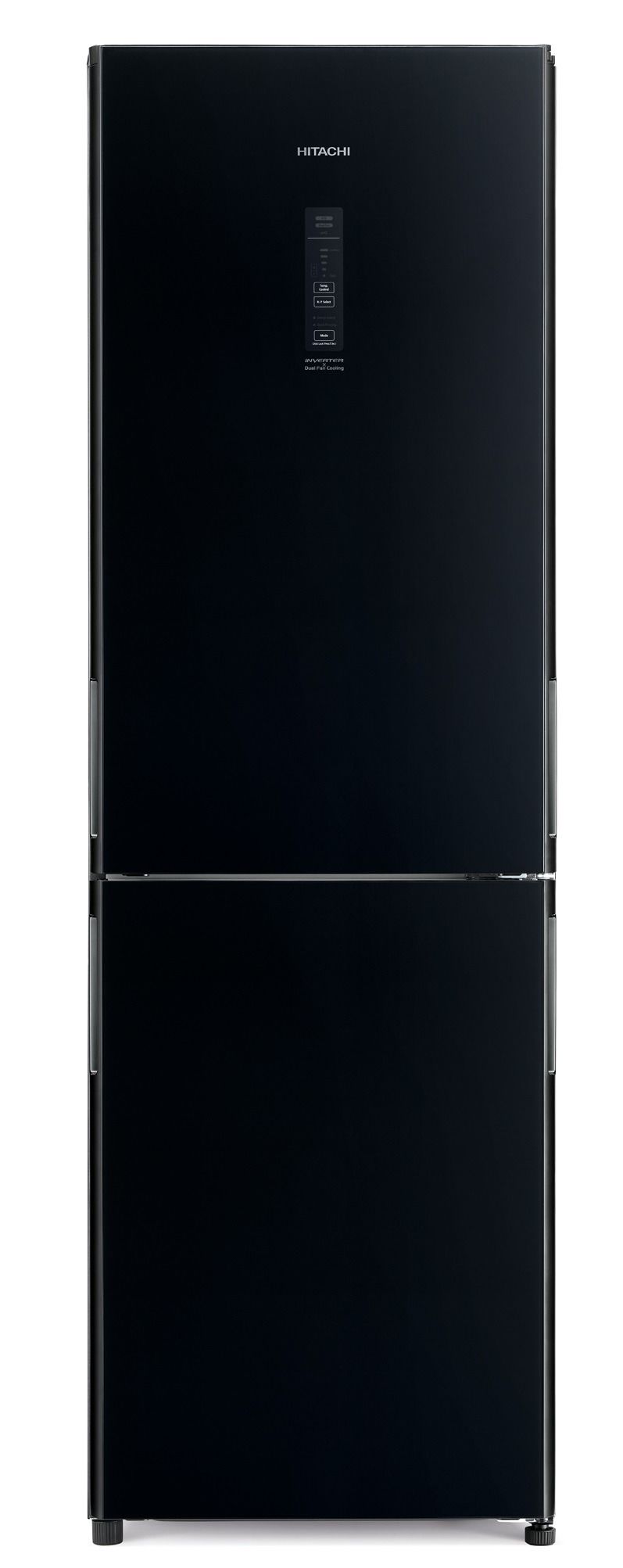 Hitachi RBG410PUK6XGBK 410L Bottom Freezer, Black