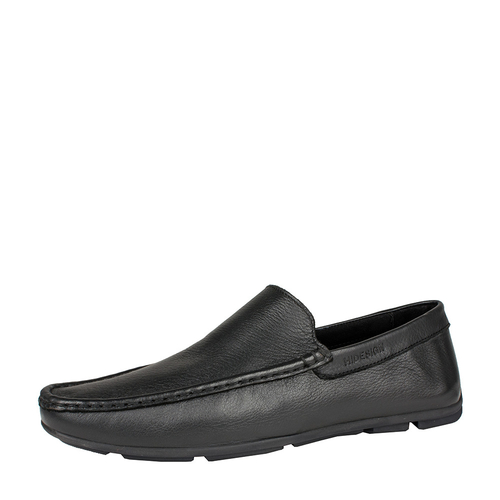 Hidesign Black Colour Genuine Deer Leather Malbec Men's Shoes,10
