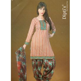 COTTON PRINTED DIPTI SHIPRA SUIT - DI03TMHK COTTON PRINTED DIPTI SHIPRA SUIT - DI03TMHK