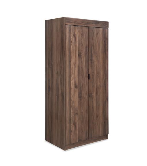 Edward 2 Door Wardrobe, Walnut