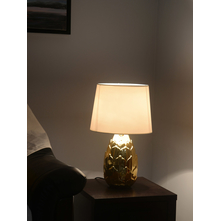 Lotus Gleam 30X30X48CM Large Table Lamp, Gold