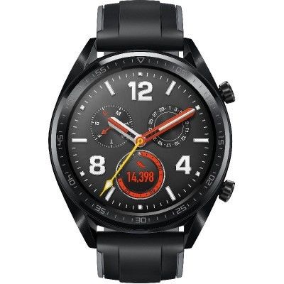 huawei watch gt sport black stainless steel graphite black sport strap v401